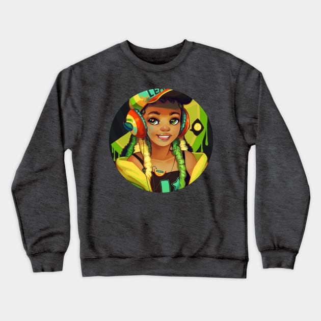 LemonLime Crewneck Sweatshirt by GDBee